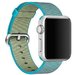 Curea iUni compatibila cu Apple Watch 1/2/3/4/5/6/7, 44mm, Nylon, Woven Strap, Electric Blue